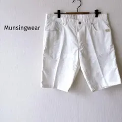 【マンシングウェア】ハーフパンツ ショートパンツ 85 白 ゴルフ シンプルのサムネイル