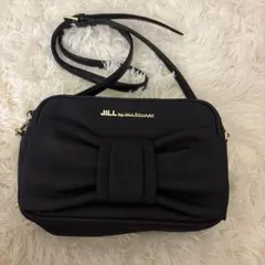 JILL by JILL STUART ブラックリボンショルダーバッグ