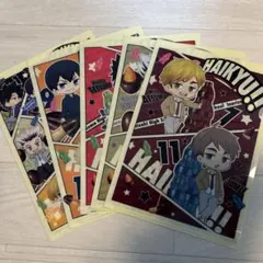 新品ハイキュー!! クリアファイル5枚コンプリートセット ファミリーマートコラボ