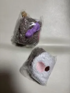 サンリオキャラクターズぬいぐるみポーチ クロミ ポチャッコ set