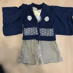 袴風ロンパース　羽織り付き