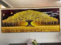 クリスタルアートパネル 水晶絵 水晶パネル ホワイトジャガー 豹 動物