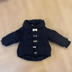 petit main ネイビー ダウンジャケット 80