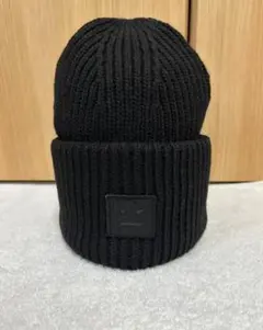 Acne Studios - スモールFaceロゴビーニー - ブラック ACNE STUDIOS