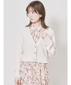 SNIDEL　Sustainableドルマンスリーブカーディガン　アイボリー