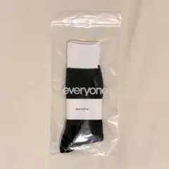 新品everyone 2-tone rib socks