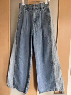 GU⭐︎ワイドデニムパンツ ⭐︎140サイズ
