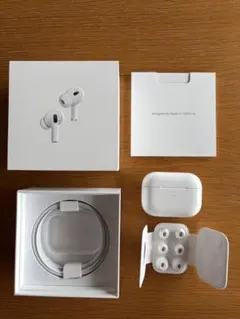 【美品】Apple AirPods Pro 2 UBS-C ESR ケース付き