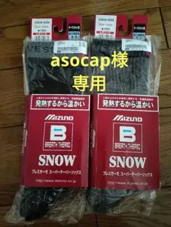Mizuno BREATHE THREAD SNOW ソックス 22-24cm