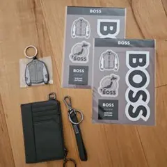 BOSS グレー 財布 キーホルダー付きのサムネイル