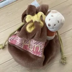 くまのプーさん ほっこりハニー ふわふわハニーポットバッグ　巾着