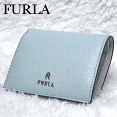 2025年最新】FURLA カラー：ブルー系 二つ折り財布の人気アイテム