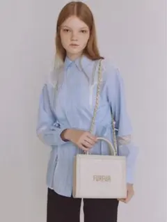 新品未使用！furfur◆長袖ブラウス/one/無地