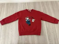 最終値下げ【美品】familiar ファミリア トレーナー 100cm 赤のサムネイル
