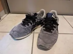 オニツカタイガー タイガーアリー 28表記 スウェードレザー ネイビー 実用品