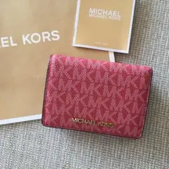 新品　MICHEAL KORS マイケルコース　財布　シグネチャー　ピンク