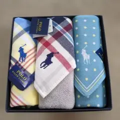 【ラルフローレン】ハンカチ3枚セット