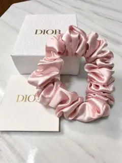 Dior ☆ヘアゴム シルクシュシュ ピンク　新品未使用品　非売品