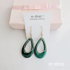 ハンドメイドピアス☆348