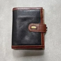 レア　Bally バリー　二つ折り財布　小銭入れ　札入れ　カード入れ　茶　黒のサムネイル