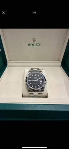 ROLEX 自動巻き腕時計 黒文字盤