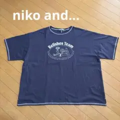 ニコアンド メイクスタッフ てぃらアソートサマーTシャツ チャコール