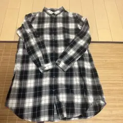 チェックシャツ Sサイズ ブラック・ホワイト