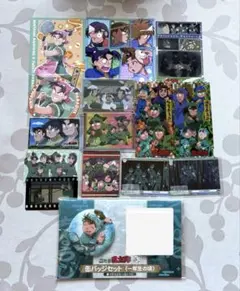 忍たま　アルバイト組　潮江　中在家　七松　絵巻　特典カード　一年生の頃　缶バッジ