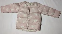 【Xiyan kids】あったか中綿ジャケット／鳥柄（サイズ100） m1