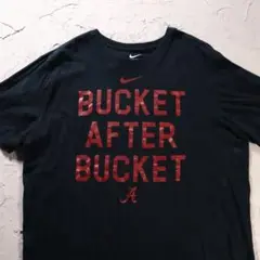 NIKE Tシャツ アラバマ大学　BUCKET AFTER BUCKET 黒