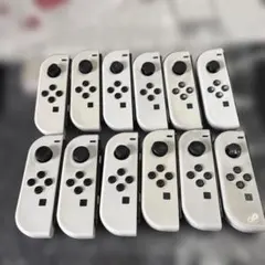 ジョイコン　Joy-Con L 12本 1141 ホワイト　白