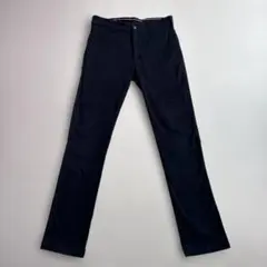 EDWIN ネイビー ストレートチノパン ボタン付き Sサイズ 通年用