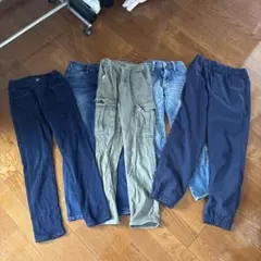 キッズ ロングパンツ 5本セット まとめ売りのサムネイル