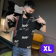 ♥再入荷♥Tシャツ　メンズ　XL　ユニセックス　半袖　黒　人気　海外　韓国