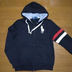 Polo by Ralph Lauren ブラック フルジップパーカー M 黒色