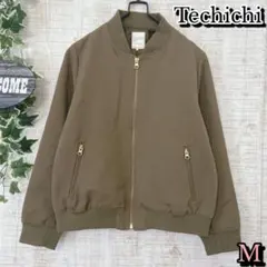 【Te chichi】ブルゾン カーキ M 毛8%