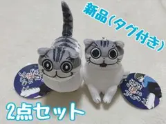 【新品】夜は猫といっしょ キュルガ ぬいぐるみ マスコットチャーム しまむら限定