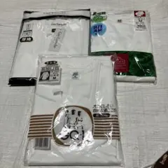 新品保管品　紳士　GQ1他長袖シャツ２枚／ギラロッシュ7分スボン下1枚M訳あり