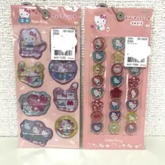 国内正規品　サンリオ　キティ　おはじきふうシール　ウォーターシール　セット