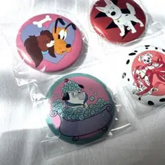 犬猫シリーズ 缶バッチ 東京ディズニーリゾート 101 プルート　ポカホンタスのサムネイル