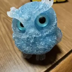 天然石 アクアマリン 細石 フクロウ