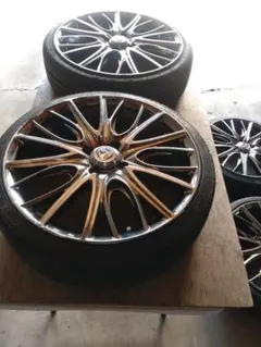 19インチ　ホイール　深リム　クリムソン　rs cv ワイヤー　スペアに　着払い 19インチ ホイール 深リム クリムソン rs cv ワイヤー スペアに 着払い
