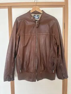 nitraid シングルライダースジャケット ブラウン