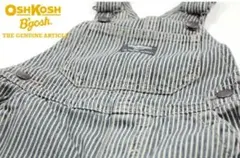 OshKosh B'gosh ストライプオーバーオール （ヒッコリーストライプ）