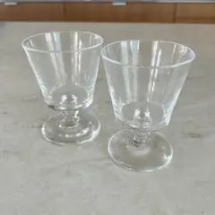 美品】倉敷ガラス 小谷眞三 リキュールグラス ワイングラス 2客セット