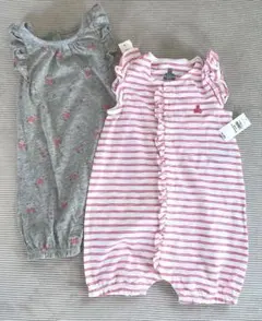 BabyGAP ブラナンベアーオールインワンロンパース2枚セット80cm新品