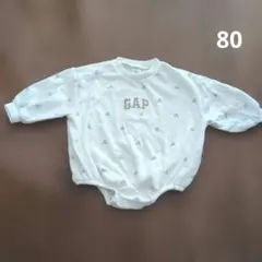 ベビーギャップ くま柄ロンパース　80