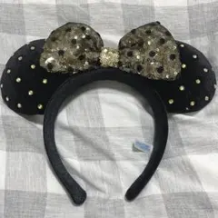 ミニーちゃん カチューシャ ベロア