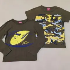 オジコ 新幹線 ドクターイエロー Tシャツ 10A 120〜130cm 2点