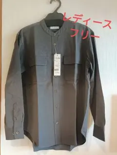Kamakura Shirts バンドカラーシャツ グレー F 新品のサムネイル